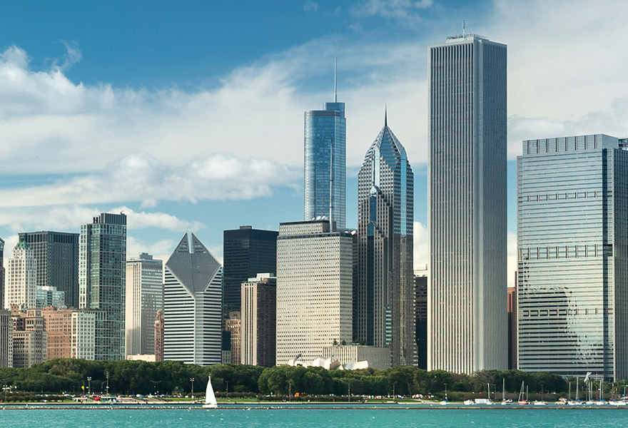 Photo of Chicago skyline